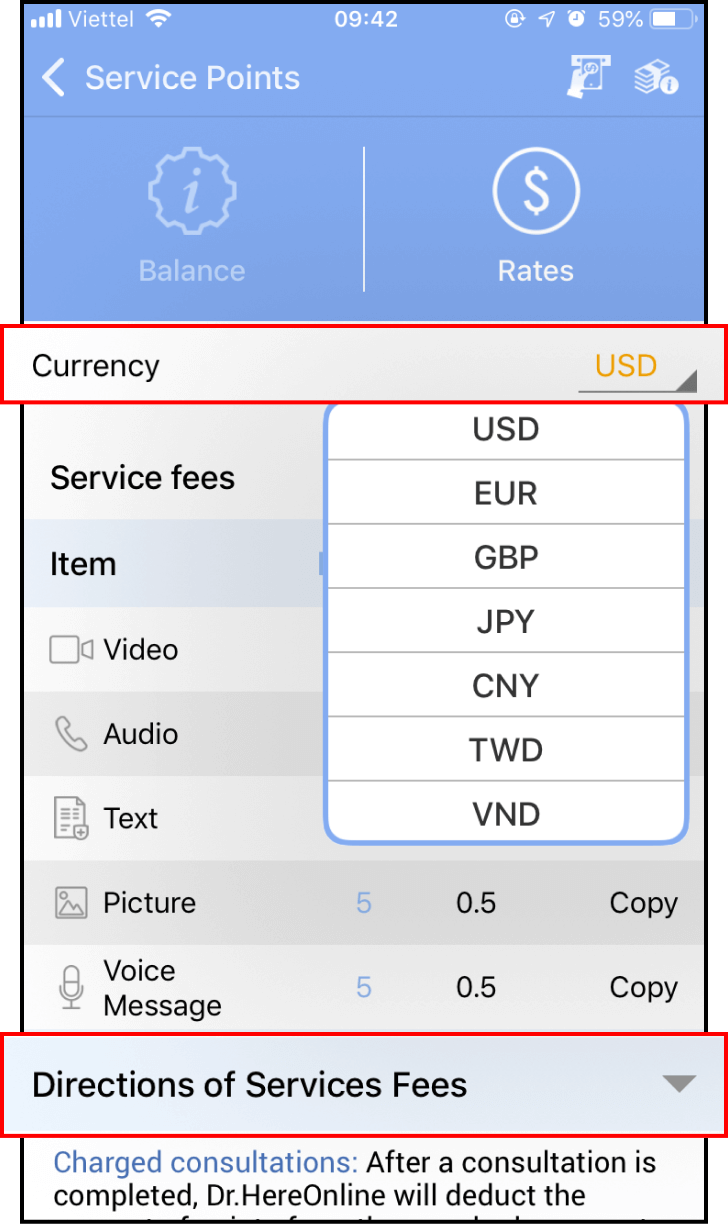 How to set and change your service rates? | 名醫實時通 | doctor here online ...